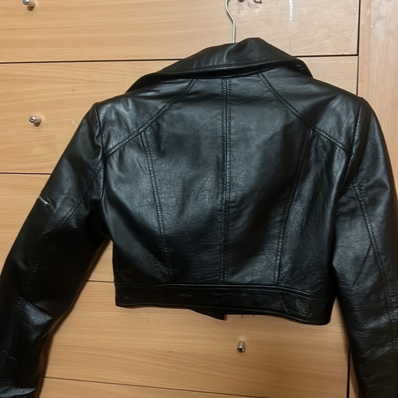 Bebe Leather Biker Jacket - Picture 4 of 4
